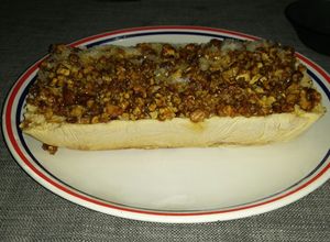 Una foto de Torta helada almendrada