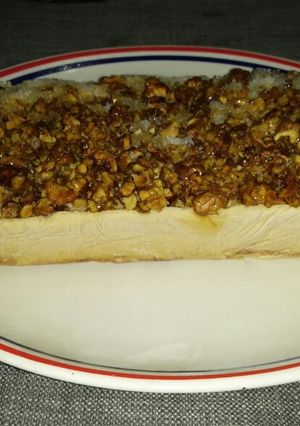 Una foto de Torta helada almendrada