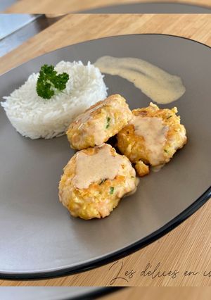 Une photo de Palets croquants de saumon