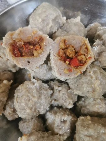 Langkah Gampang Membuat Resep Pentol bakso mercon yang Menggugah Selera Anti Ribet, Sempurna