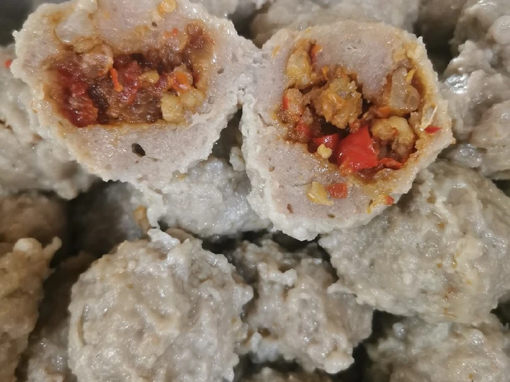 Langkah Gampang Membuat Resep Pentol bakso mercon yang Menggugah Selera Anti Ribet, Sempurna