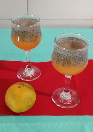 Foto resep Es Jeruk Biji Selasih