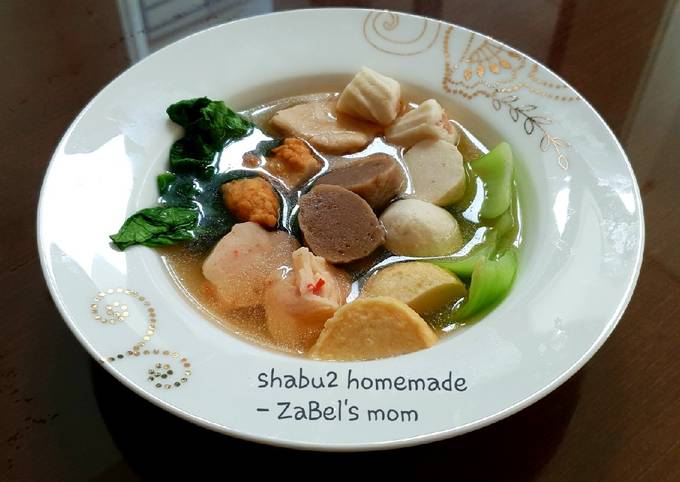 Shabu shabu Homemade