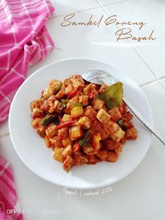 Foto resep Sambel Goreng Basah (Tempe, tahu, kentang)
