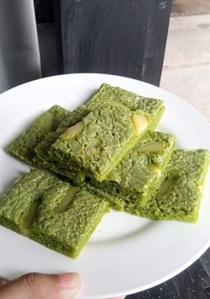 Foto resep Brownies Matcha (Glaze)