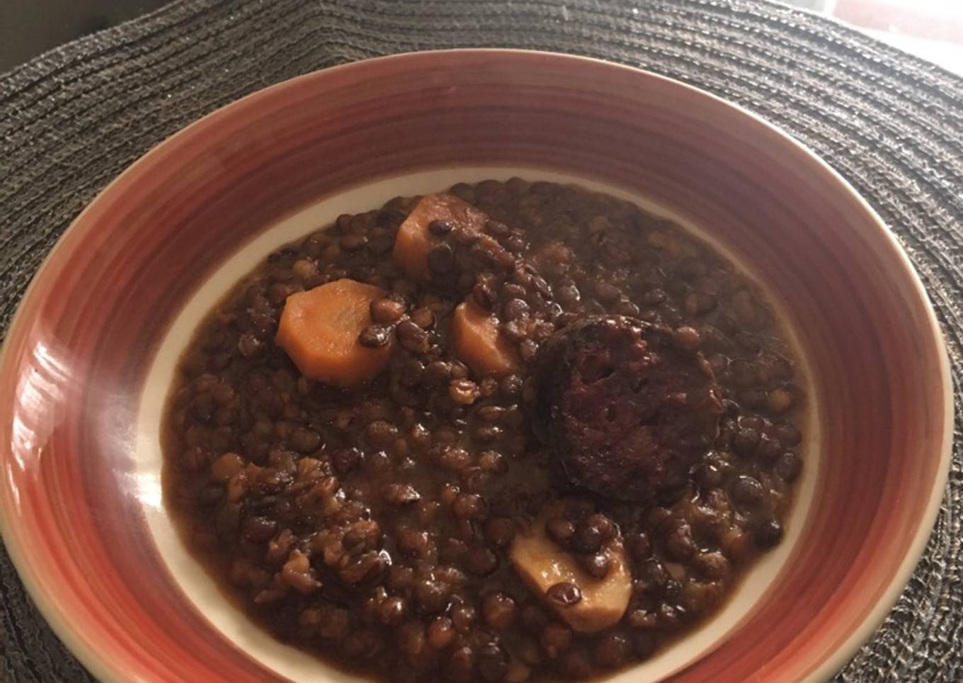 Lentejas con chorizo en olla rápida