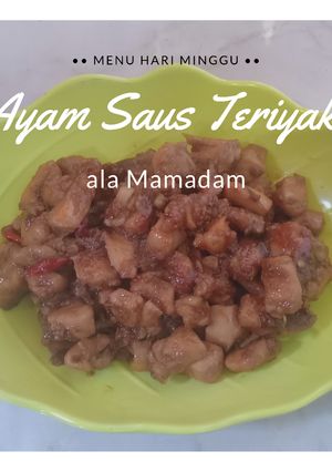 Foto resep 2. Ayam Saus Teriyaki