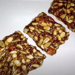 A picture of Protein Chikki  Healthy Sweet Recipe.