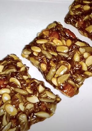 A picture of Protein Chikki  Healthy Sweet Recipe.
