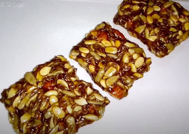 Recipe of Any-night-of-the-week Protein Chikki  Healthy Sweet Recipe