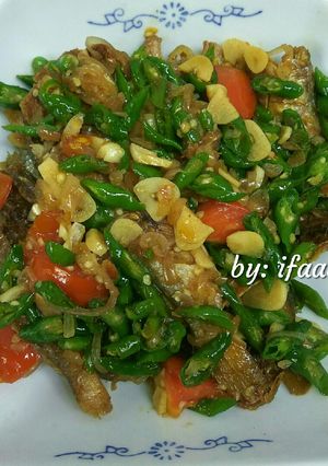 Foto resep Ikan Asin Sambal Ijo
