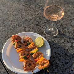 A picture of Shrimp Skewers.