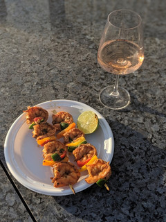 A picture of Shrimp Skewers.