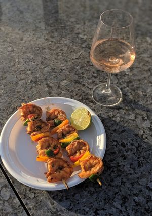 A picture of Shrimp Skewers.