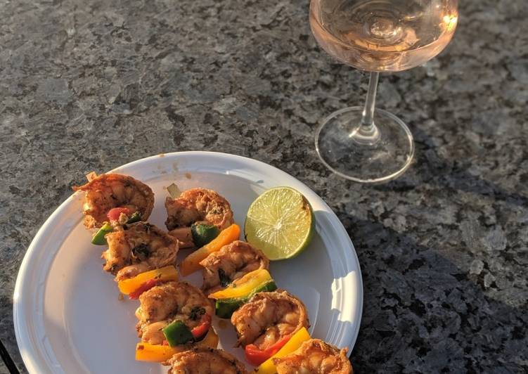 Simple Way to Make Super Quick Homemade Shrimp Skewers