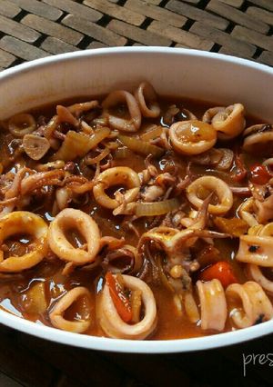 Foto resep Cumi-cumi saos padang