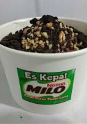 Foto resep Es kepal Milo cokelat