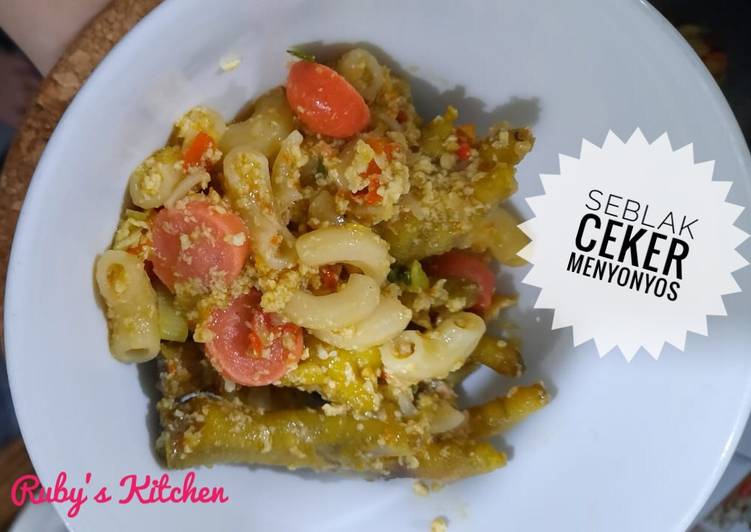Resep Seblak Ceker Mnyonyos Irit Anti Gagal