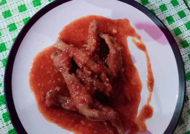 Ceker Pedas ala Korea 🌶🌶🌶