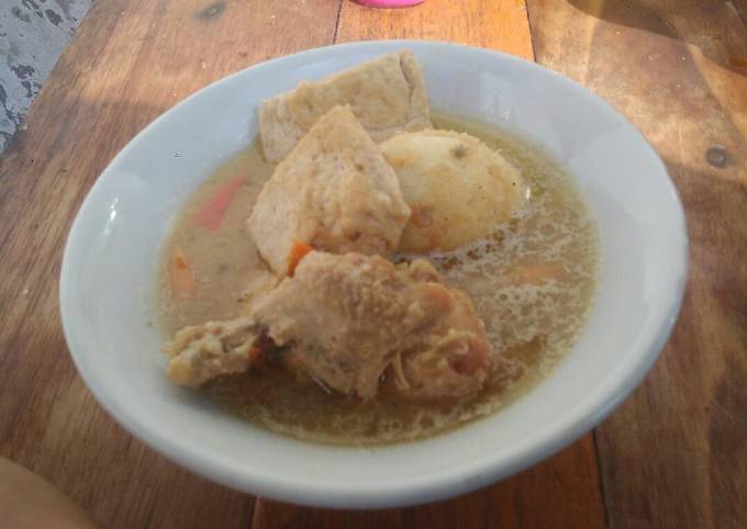 Semur tahu telur ayam