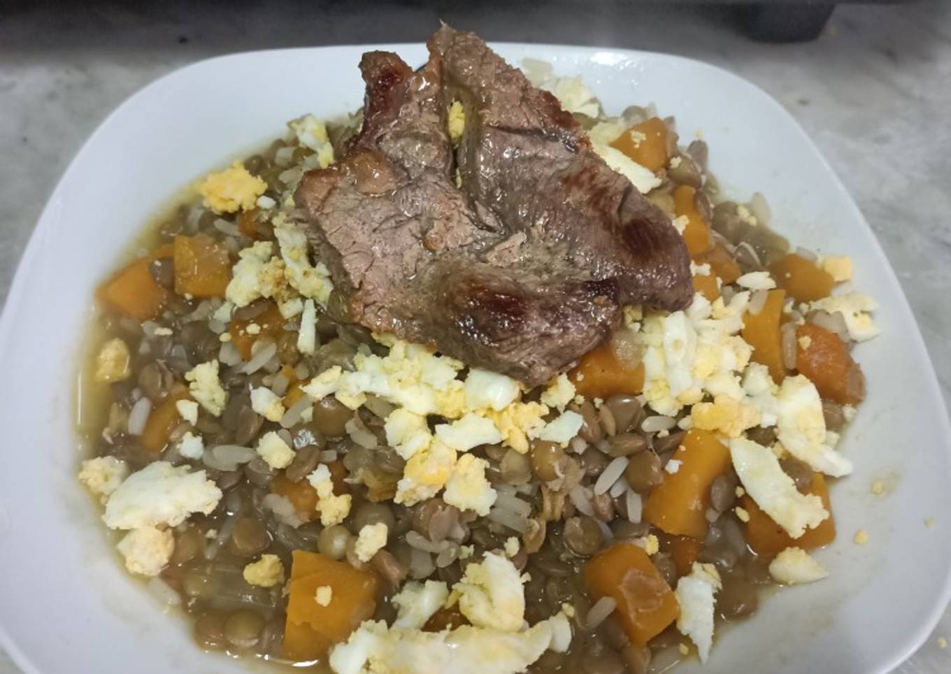 Lentejas de abuelita