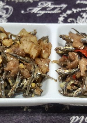蘿蔔乾辣炒小魚 的食譜成品照片
