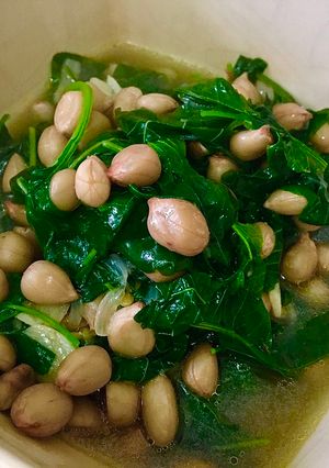 Foto resep Sop Bayam Kacang Tanah