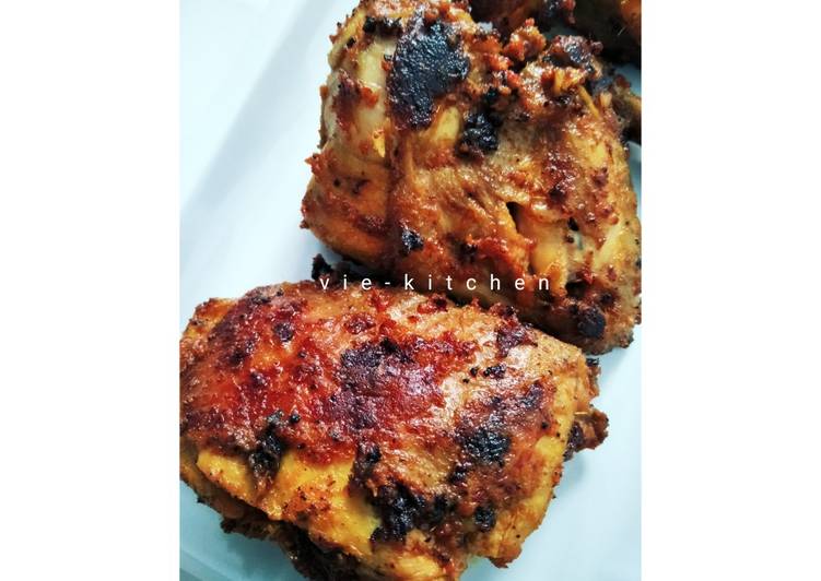 Bumbu Menyiapkan Ayam panggang padang yang mudah