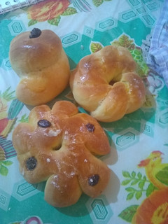 Una foto de Pan de yemas