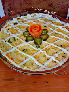 عکسی از دستور سالاد الویه