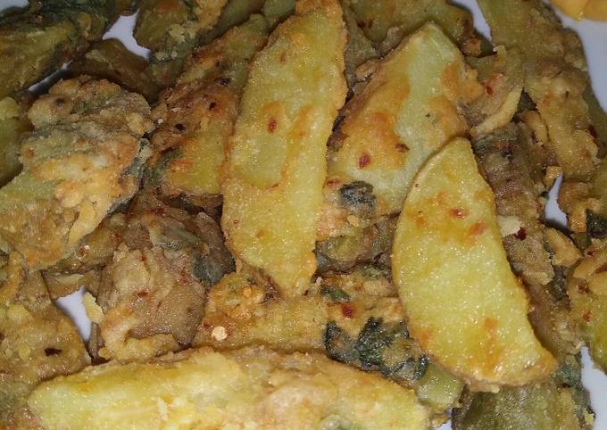 Cara Gampang Menyiapkan Potato wedges enak &amp; simple yang Lezat