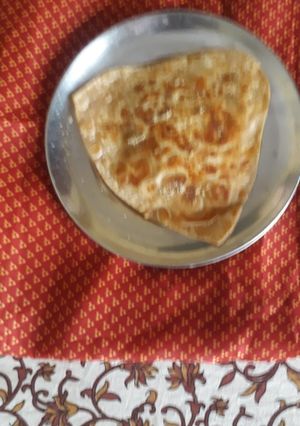 A picture of Ajwain paratha.