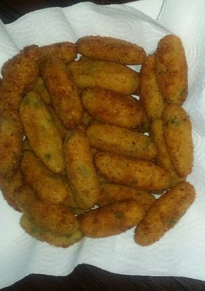 صورة لوصفة اصابع البطاطس بالدجاج