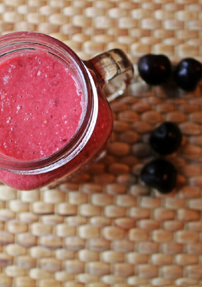 Una foto de Gazpacho de cerezas🍒