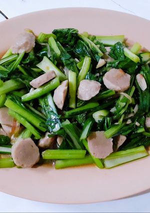 Foto resep Ca sawi bakso