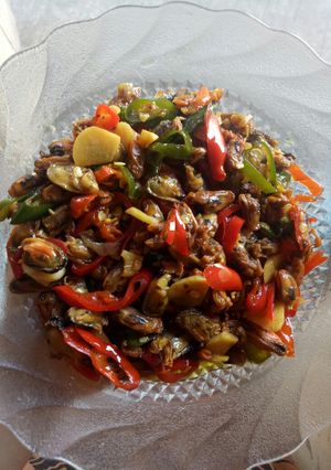 Foto resep Tumis kerang pelangi