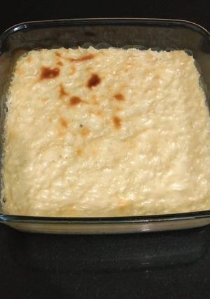 A picture of Rice pudding.