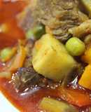 Estofado de carne y verduras