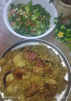 صورة لوصفة مقلوبه فلسطينية اصيله بتفوت عالقلب بدون استئذان 😍