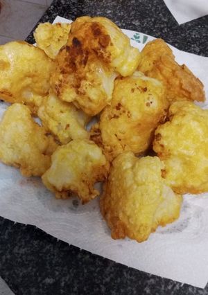 Una foto de Coliflor rebozada