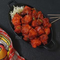 A picture of Paneer 65.