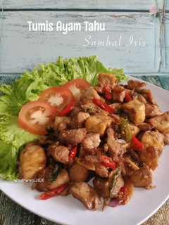 Foto resep Tumis Ayam Tahu Sambal Iris