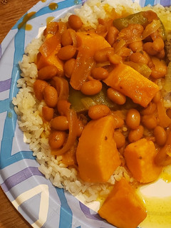 A picture of Chef Zee's Dominican Style Stew Beans.