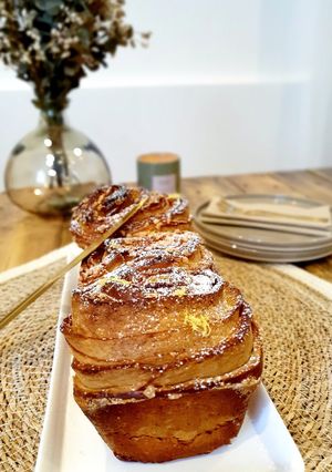 Une photo de Brioche feuilletée : fleurs d'oranger- zestes de citrons 🍋
