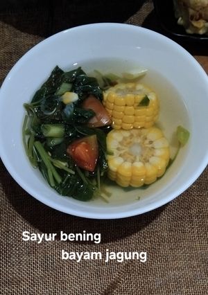 Foto resep Bening Bayam Jagung