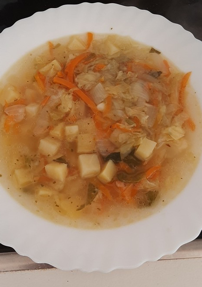 Una foto de Sopa de verduras casera