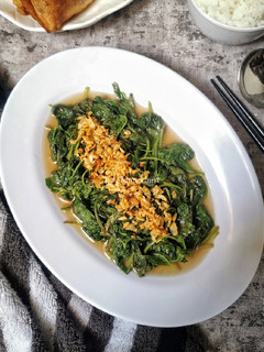 Foto resep Bayam Tumis Bawang Putih