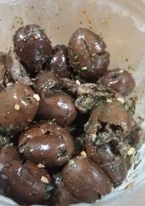Una foto de Aceitunas aplastadas (olive schiacciate)