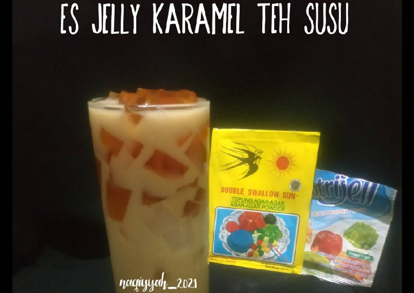 237. Es Jelly Karamel Teh Susu