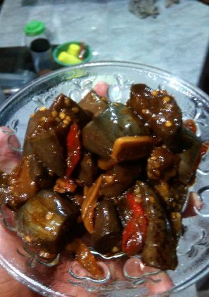 Foto resep Tumis terong ungu sederhana